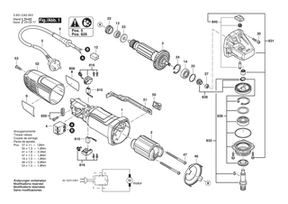 BOSCH GWS 700 - 3601CA30K2