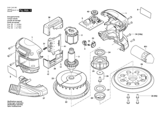 BOSCH GEX 185-LI - 3601CA50E0