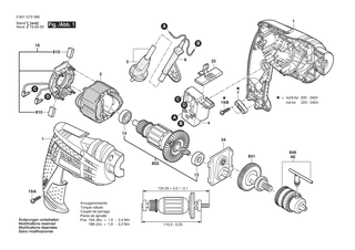 BOSCH GBM 6 RE - 3601D725B1