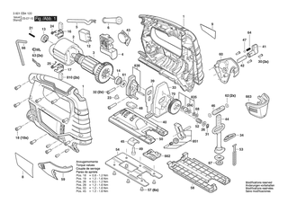 BOSCH GST 750 - 3601EB4120