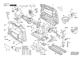 BOSCH GST 750 - 3601EB41G0
