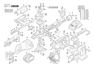 BOSCH GSA 185-LI - 3601FC00E0