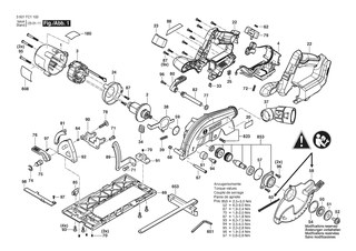 BOSCH GKS 18V-57-2 L - 3601FC11B0