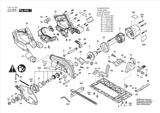 BOSCH GKS 18V-57-2 - 3601FC1250