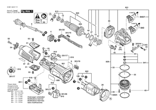BOSCH GWX 13-60 - 3601GC2111