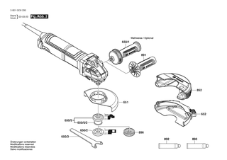 BOSCH GWS 17-125 - 3601GD0200