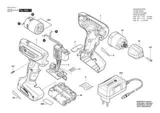 BOSCH GSR 1000 - 3601JF40E2
