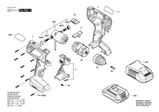 BOSCH GSB 180-LI - 3601JF8301