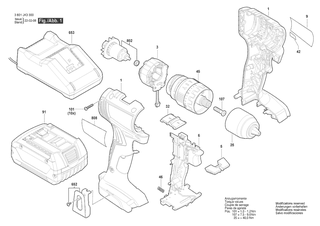 BOSCH GSB 18V-45 - 3601JK3300