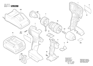 BOSCH GSB18V-400 - 3601JK3310