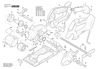 BOSCH GKS 18V-51 - 3601JM31E0