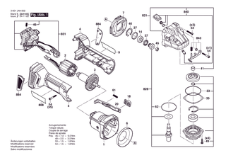 BOSCH GWS 18V-11 S - 3601JN40B0