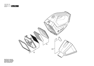 BOSCH UniversalVac 18 - 3603CB9101
