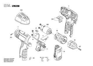 BOSCH PSR 1080 LI-2 - 3603JA2150
