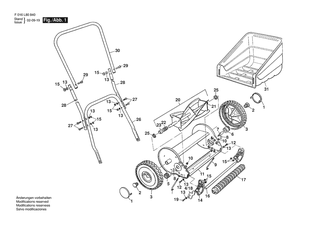 BOSCH HANDMOWER 380 - F016L80840
