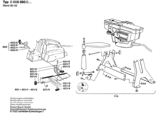 BOSCH Typschild | Ersatzteile f�r Handhobel | 160111A3H3