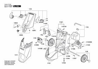 BOSCH Teilesatz | Ersatzteile für AQUATAK 150 PRO | F016F03562