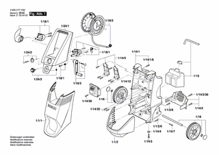 BOSCH Teilesatz | Ersatzteile für AQUATAK 160 PRO X | F016F03575