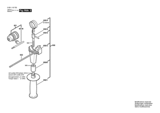 BOSCH Zusatzhandgriff | Ersatzteile f�r 1119.7 | 16020250A1