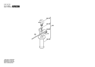 BOSCH Kohleb�rstensatz | Ersatzteile f�r GSB 1800-2 RE | 2609160125