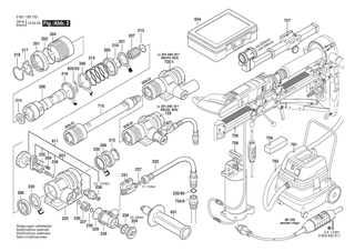 BOSCH Verschlussdeckel BLAU | Ersatzteile f�r GDB 1600 WE | 3605500060