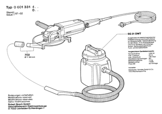 BOSCH Zusatzhandgriff | Ersatzteile f�r 1331.8 | 16020250A1