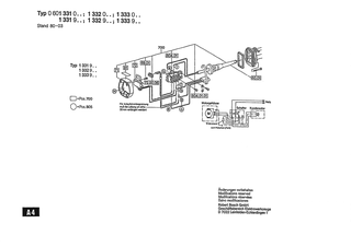 BOSCH Zusatzhandgriff | Ersatzteile f�r 1332.9 | 16020250A1
