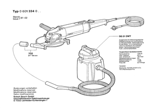 BOSCH Aufnahmeflansch 45 MM | Ersatzteile fr 1334.0 | 2600501006