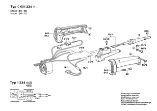 BOSCH Zusatzhandgriff | Ersatzteile f�r 1334.4 | 16020250A1