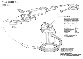 BOSCH Zusatzhandgriff | Ersatzteile f�r 1335.4 | 16020250A1