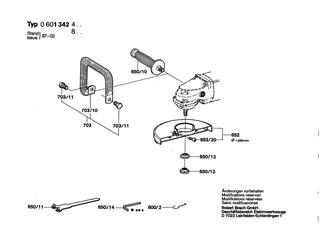 BOSCH Zusatzhandgriff | Ersatzteile f�r 1342.8 | 16020250A1