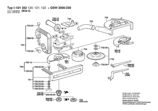 BOSCH Anker 220-240V | Ersatzteile fr GWS 2000-230 | 1604011252