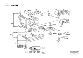 BOSCH Anker 220-240V | Ersatzteile fr GWS 2000-230J | 1604011252