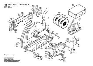 BOSCH Linsenschraube | Ersatzteile fr GSF 100 A | 2910641086