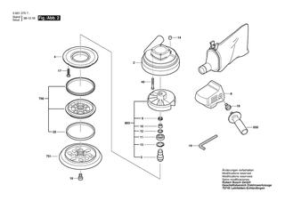 BOSCH Zusatzhandgriff | Ersatzteile f�r GEX 150 ACE | 1619P16111