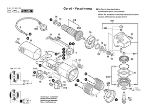 BOSCH Zusatzhandgriff | Ersatzteile fr GWS 6-115 | 1619P16111