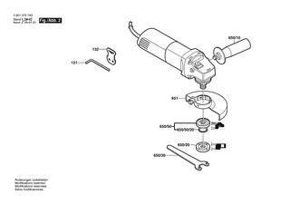 BOSCH Abdeckscheibe | Ersatzteile f�r GWS 6-115E | 1619P09390