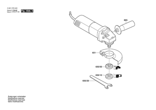 BOSCH Abdeckscheibe | Ersatzteile fr GWS 580 | 1619P09390
