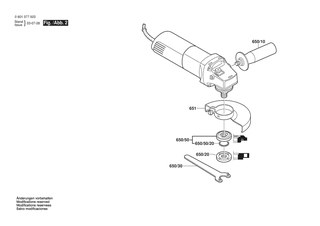 BOSCH Abdeckscheibe | Ersatzteile fr GWS 780 C | 1619P09390