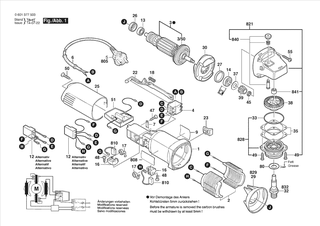BOSCH Zusatzhandgriff | Ersatzteile fr GWS 780 C | 1619P16111