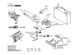 BOSCH Zusatzhandgriff | Ersatzteile f�r GWS 14-125 C | 1619P16111
