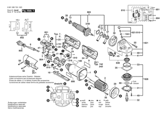 BOSCH Zusatzhandgriff | Ersatzteile für GWS 14-125 CE | 160202509T