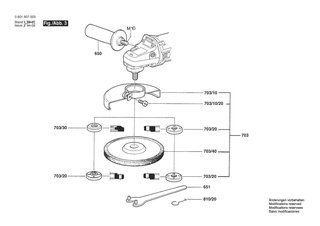 BOSCH Zusatzhandgriff | Ersatzteile f�r GUF 22 A | 1619P16111