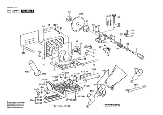 BOSCH Zusatzhandgriff | Ersatzteile f�r GUF 4-22 A | 1619P16111