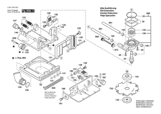 BOSCH Rillenkugellager | Ersatzteile f�r GFF 22 A | 160090003C