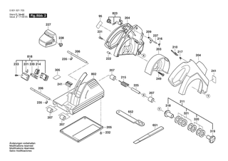 BOSCH Netzanschlussleitung | Ersatzteile f�r GNF 35 CA | 1607000391