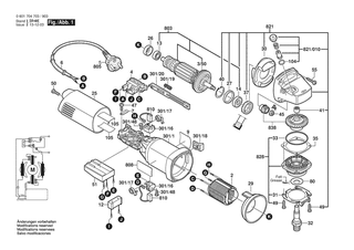 BOSCH Zusatzhandgriff | Ersatzteile fr GWS 14-125 C | 1619P16111
