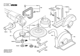 BOSCH Anker | Ersatzteile fr GWS 230 | 1619P15296
