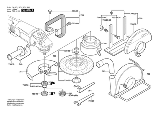 BOSCH Luftleitring | Ersatzteile f�r GWS 25-230 J | 1600591075