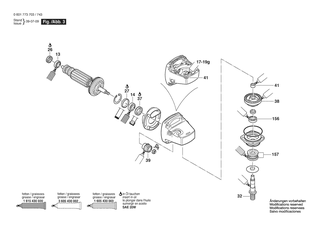 BOSCH Rillenkugellager | Ersatzteile f�r GBR 14 CA | 160090003C